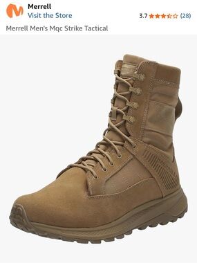 Merrell Tactical Lace-Up Boot in Coyote